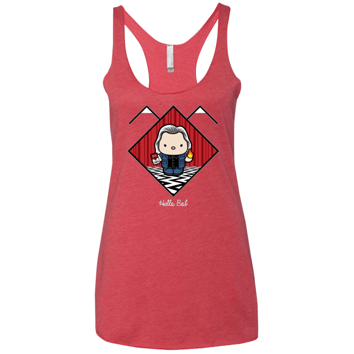T-Shirts Vintage Red / X-Small Hello Bob Women's Triblend Racerback Tank
