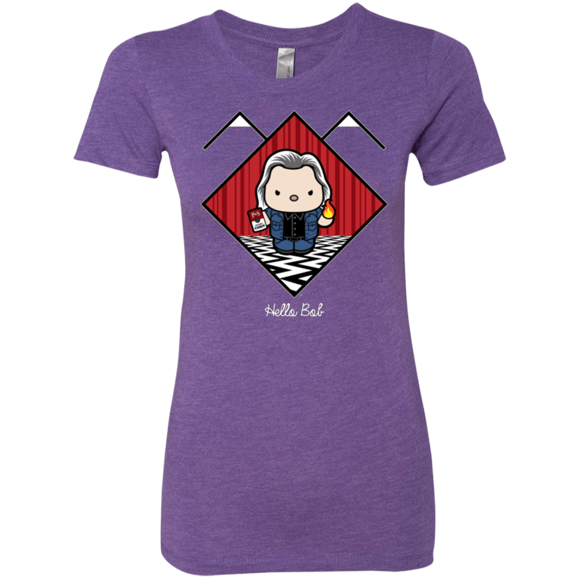T-Shirts Purple Rush / Small Hello Bob Women's Triblend T-Shirt