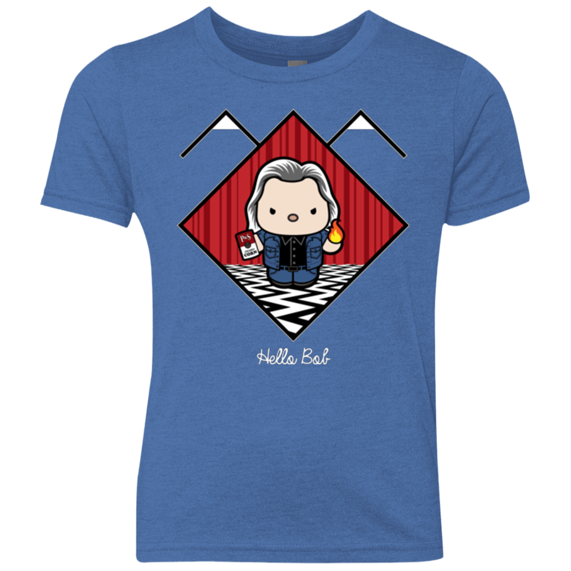 T-Shirts Vintage Royal / YXS Hello Bob Youth Triblend T-Shirt