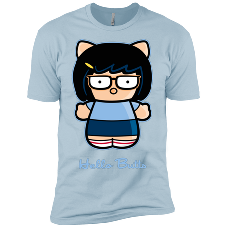 T-Shirts Light Blue / YXS Hello Butts Boys Premium T-Shirt