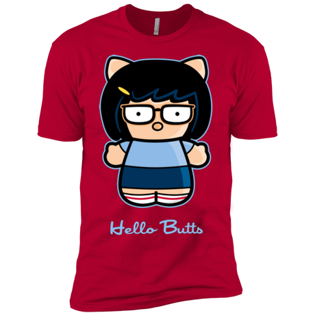 T-Shirts Red / YXS Hello Butts Boys Premium T-Shirt