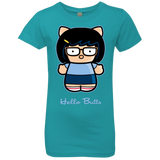 T-Shirts Tahiti Blue / YXS Hello Butts Girls Premium T-Shirt