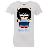 T-Shirts White / YXS Hello Butts Girls Premium T-Shirt