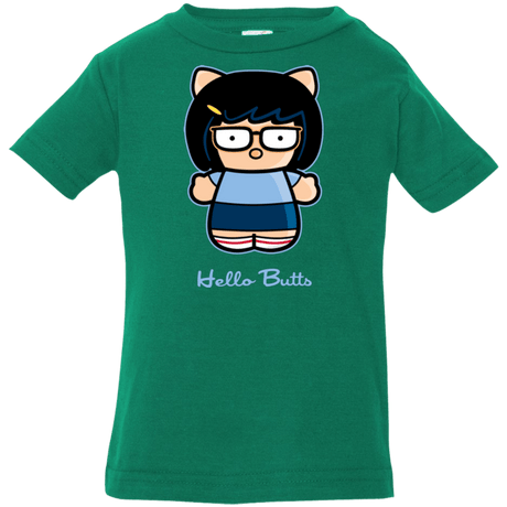 T-Shirts Kelly / 6 Months Hello Butts Infant Premium T-Shirt