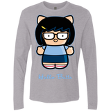 T-Shirts Heather Grey / Small Hello Butts Men's Premium Long Sleeve