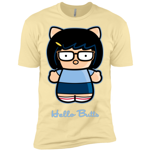 T-Shirts Banana Cream / X-Small Hello Butts Men's Premium T-Shirt