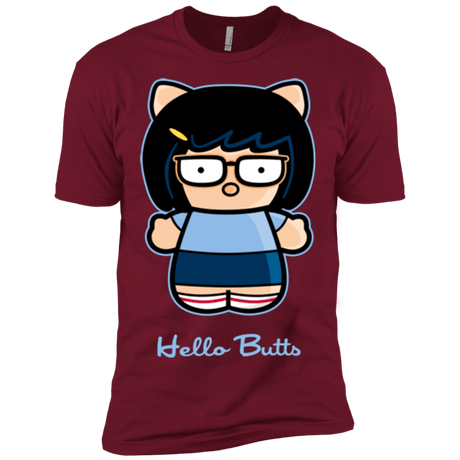 T-Shirts Cardinal / X-Small Hello Butts Men's Premium T-Shirt