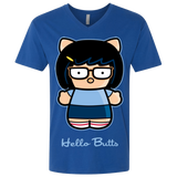 T-Shirts Royal / X-Small Hello Butts Men's Premium V-Neck