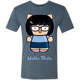 T-Shirts Indigo / Small Hello Butts Men's Triblend T-Shirt