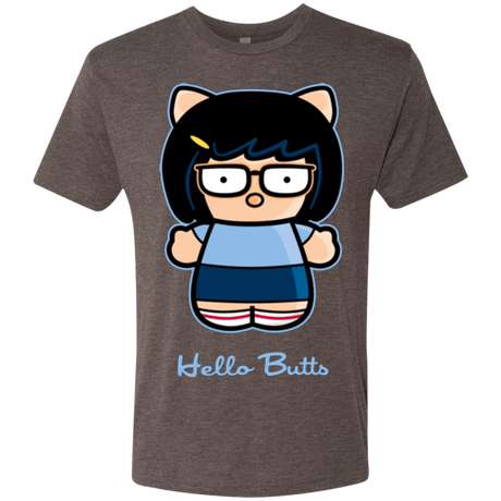 T-Shirts Macchiato / Small Hello Butts Men's Triblend T-Shirt