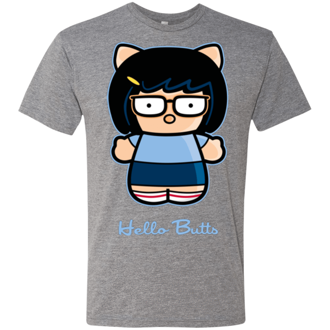 T-Shirts Premium Heather / Small Hello Butts Men's Triblend T-Shirt