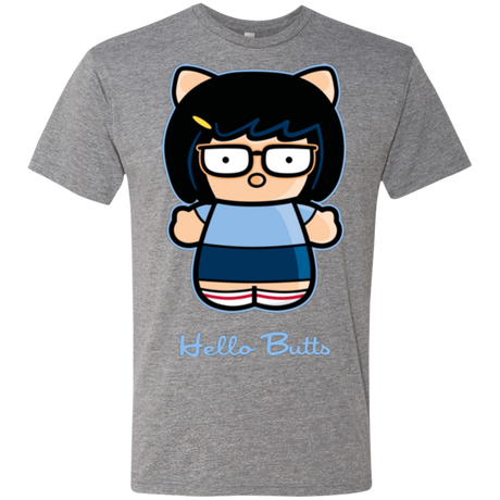 T-Shirts Premium Heather / Small Hello Butts Men's Triblend T-Shirt