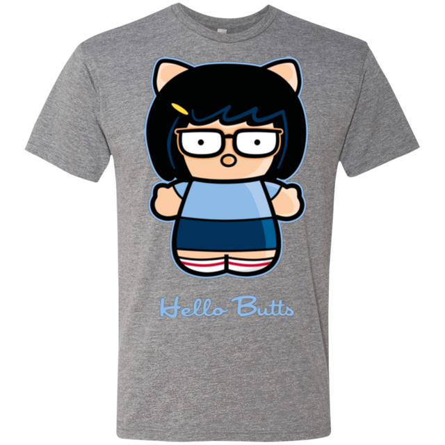T-Shirts Premium Heather / Small Hello Butts Men's Triblend T-Shirt
