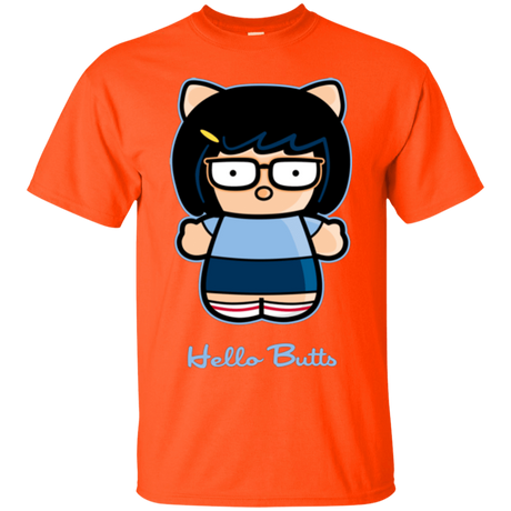 T-Shirts Orange / Small Hello Butts T-Shirt