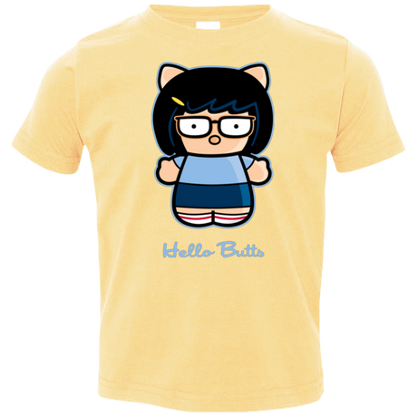 T-Shirts Butter / 2T Hello Butts Toddler Premium T-Shirt