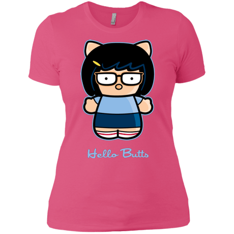 T-Shirts Hot Pink / X-Small Hello Butts Women's Premium T-Shirt