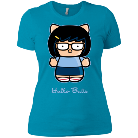 T-Shirts Turquoise / X-Small Hello Butts Women's Premium T-Shirt
