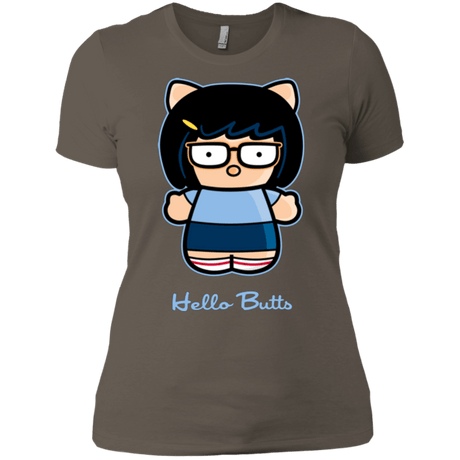 T-Shirts Warm Grey / X-Small Hello Butts Women's Premium T-Shirt