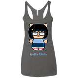 T-Shirts Premium Heather / X-Small Hello Butts Women's Triblend Racerback Tank