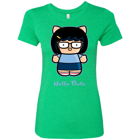 T-Shirts Envy / Small Hello Butts Women's Triblend T-Shirt