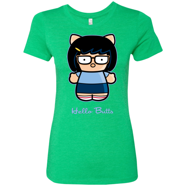 T-Shirts Envy / Small Hello Butts Women's Triblend T-Shirt