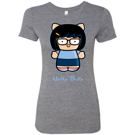 T-Shirts Premium Heather / Small Hello Butts Women's Triblend T-Shirt