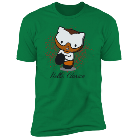 T-Shirts Kelly Green / S Hello, Clarice Men's Premium T-Shirt