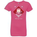 T-Shirts Hot Pink / YXS Hello Cooper Girls Premium T-Shirt