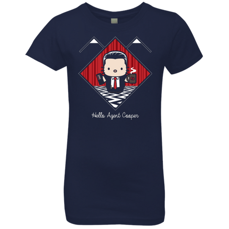T-Shirts Midnight Navy / YXS Hello Cooper Girls Premium T-Shirt