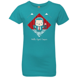 T-Shirts Tahiti Blue / YXS Hello Cooper Girls Premium T-Shirt