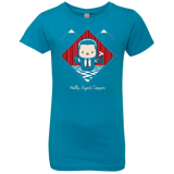 T-Shirts Turquoise / YXS Hello Cooper Girls Premium T-Shirt