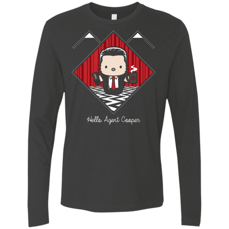 T-Shirts Heavy Metal / Small Hello Cooper Men's Premium Long Sleeve