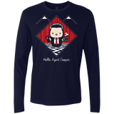 T-Shirts Midnight Navy / Small Hello Cooper Men's Premium Long Sleeve