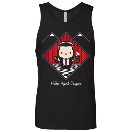 T-Shirts Black / Small Hello Cooper Men's Premium Tank Top