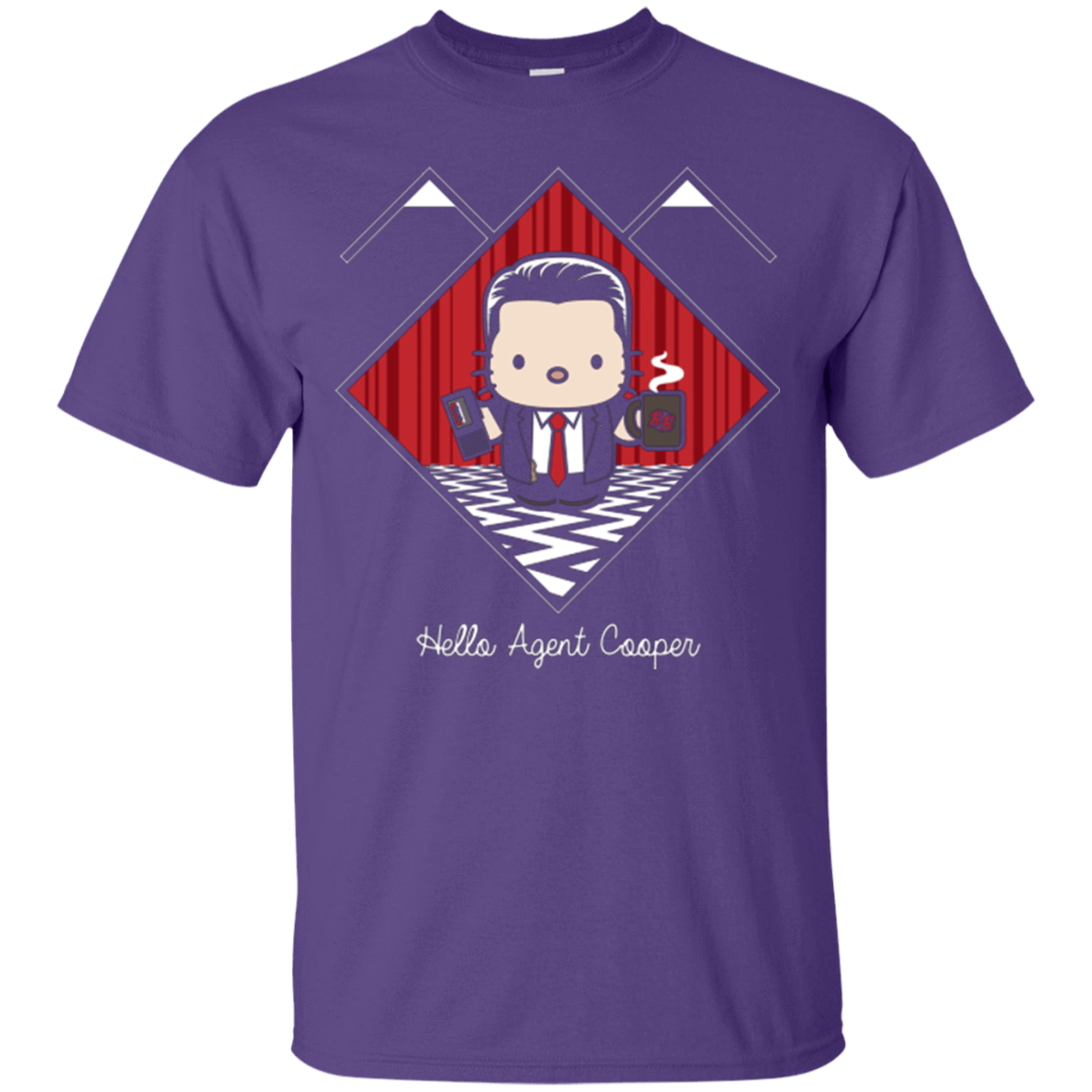 T-Shirts Purple / Small Hello Cooper T-Shirt