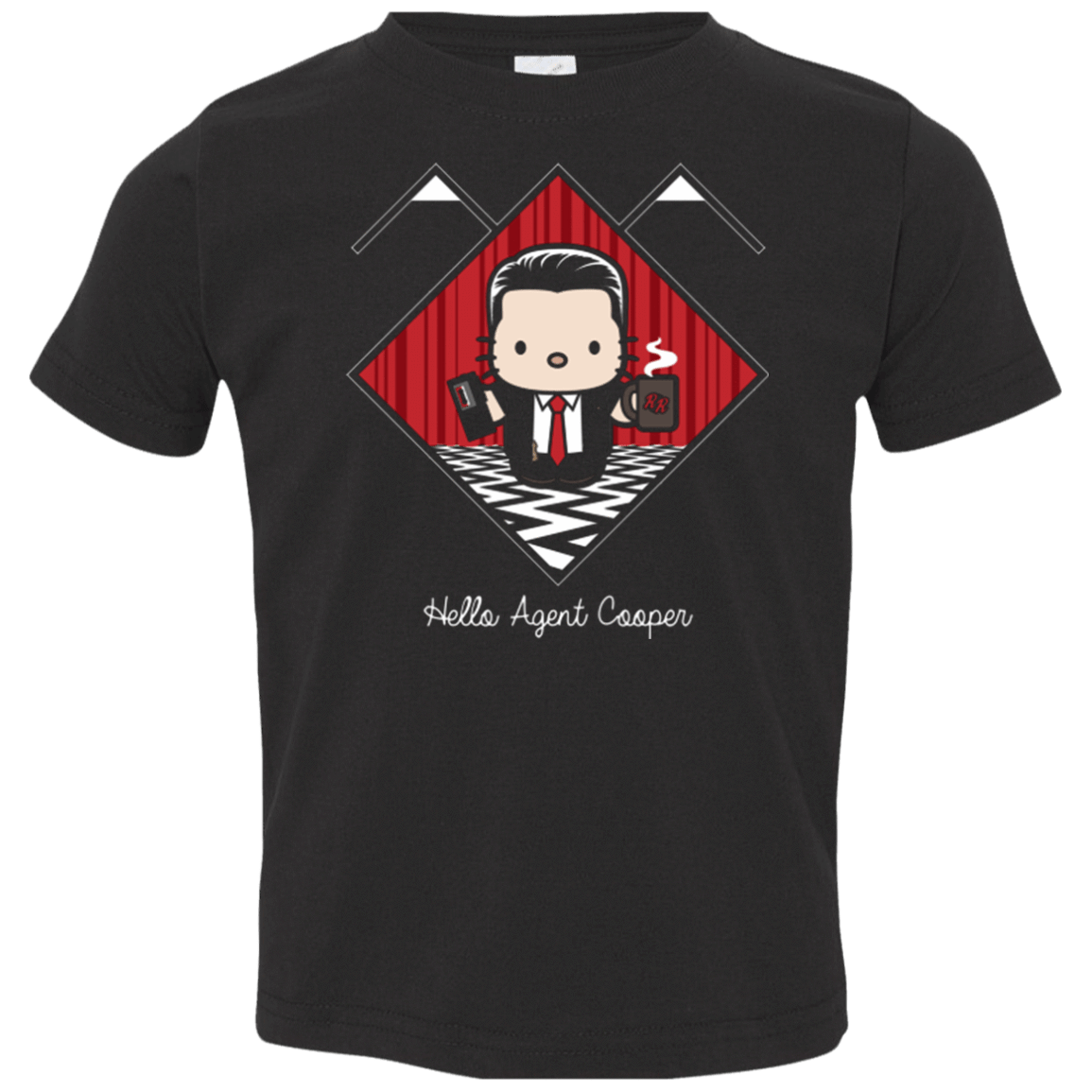 T-Shirts Black / 2T Hello Cooper Toddler Premium T-Shirt