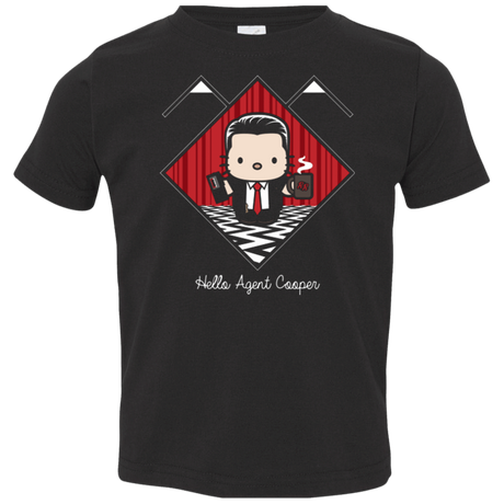 T-Shirts Black / 2T Hello Cooper Toddler Premium T-Shirt