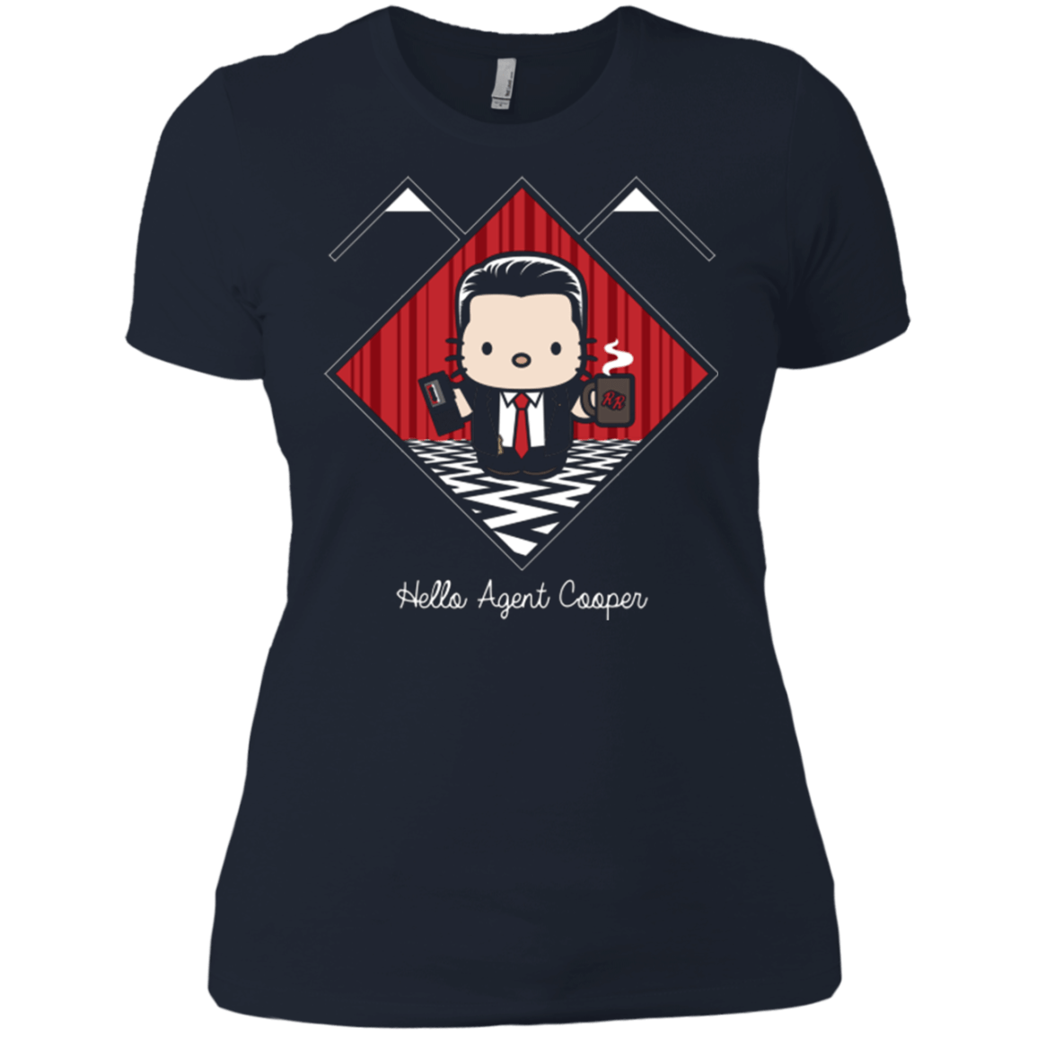 T-Shirts Midnight Navy / X-Small Hello Cooper Women's Premium T-Shirt