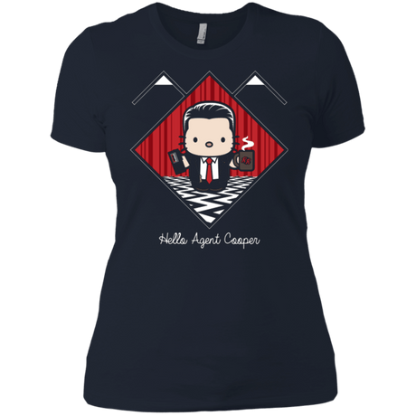 T-Shirts Midnight Navy / X-Small Hello Cooper Women's Premium T-Shirt