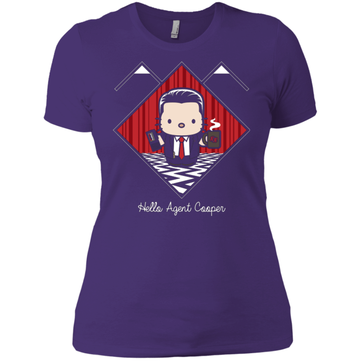 T-Shirts Purple / X-Small Hello Cooper Women's Premium T-Shirt