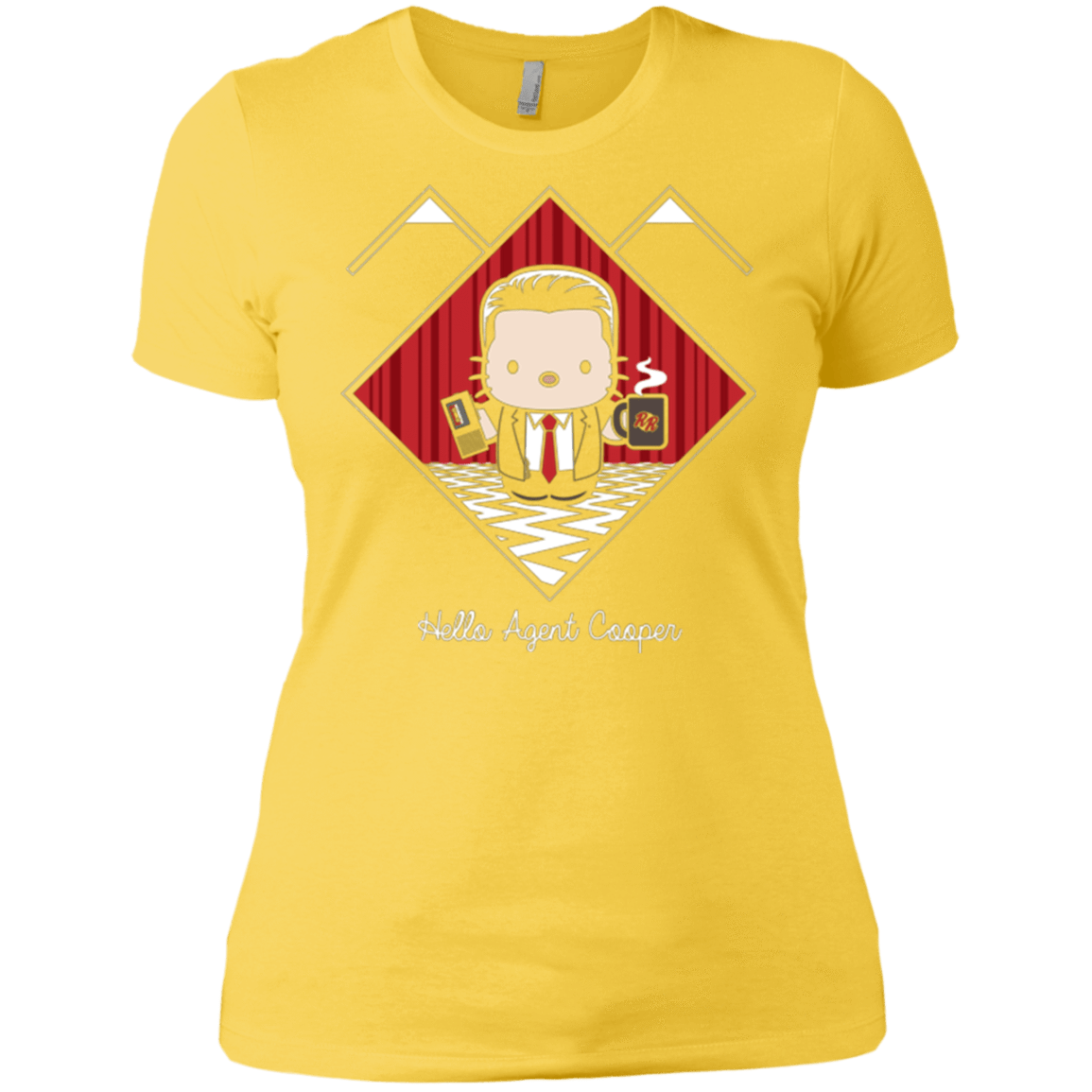 T-Shirts Vibrant Yellow / X-Small Hello Cooper Women's Premium T-Shirt