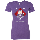 T-Shirts Purple Rush / Small Hello Cooper Women's Triblend T-Shirt