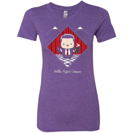 T-Shirts Purple Rush / Small Hello Cooper Women's Triblend T-Shirt