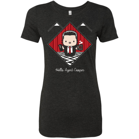 T-Shirts Vintage Black / Small Hello Cooper Women's Triblend T-Shirt