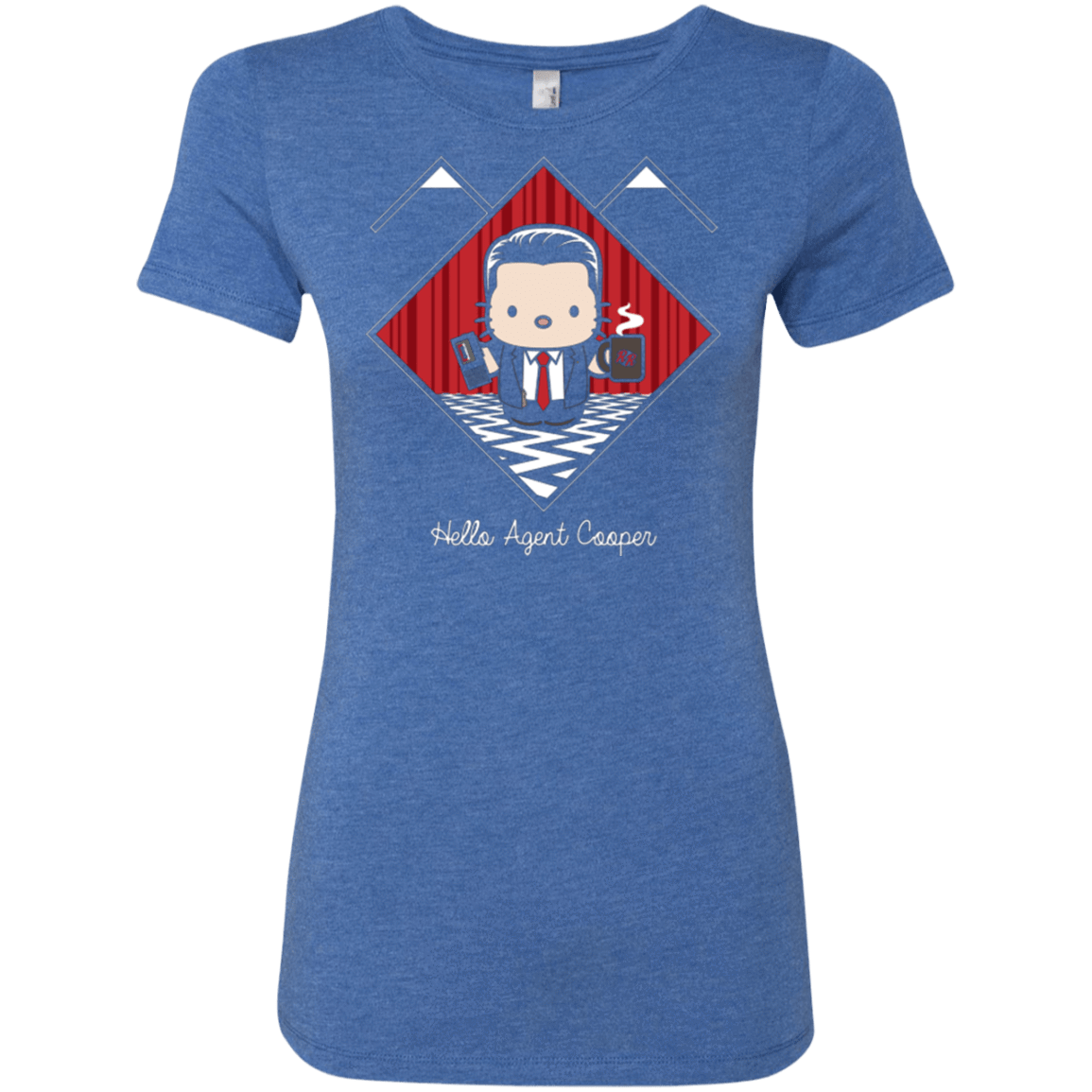 T-Shirts Vintage Royal / Small Hello Cooper Women's Triblend T-Shirt