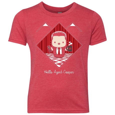 T-Shirts Vintage Red / YXS Hello Cooper Youth Triblend T-Shirt
