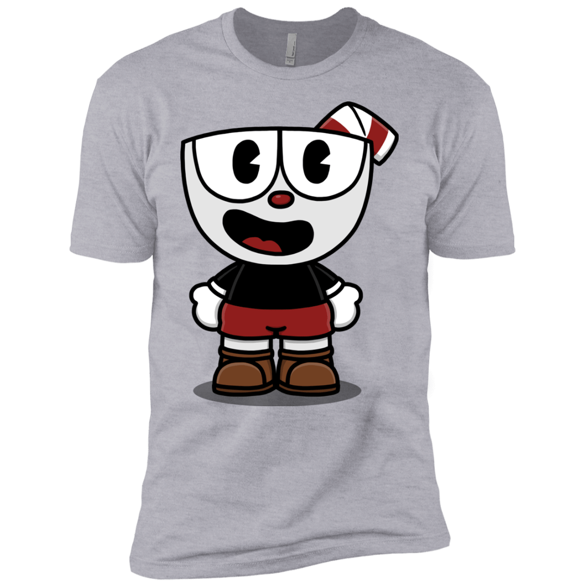 T-Shirts Heather Grey / YXS Hello Cuphead Boys Premium T-Shirt