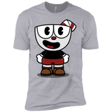 T-Shirts Heather Grey / YXS Hello Cuphead Boys Premium T-Shirt