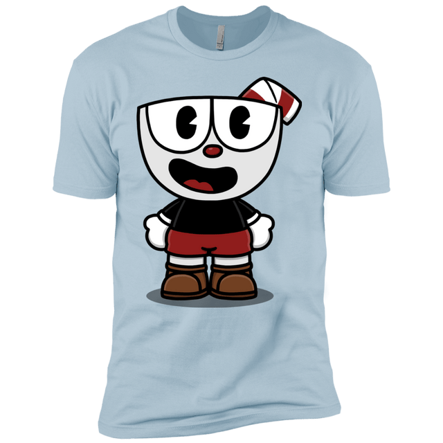 T-Shirts Light Blue / YXS Hello Cuphead Boys Premium T-Shirt