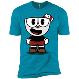T-Shirts Turquoise / YXS Hello Cuphead Boys Premium T-Shirt
